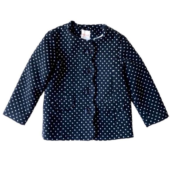Cat & Jack Girls Polka Dot Jacket(Size 4t) - Picture 1 of 7